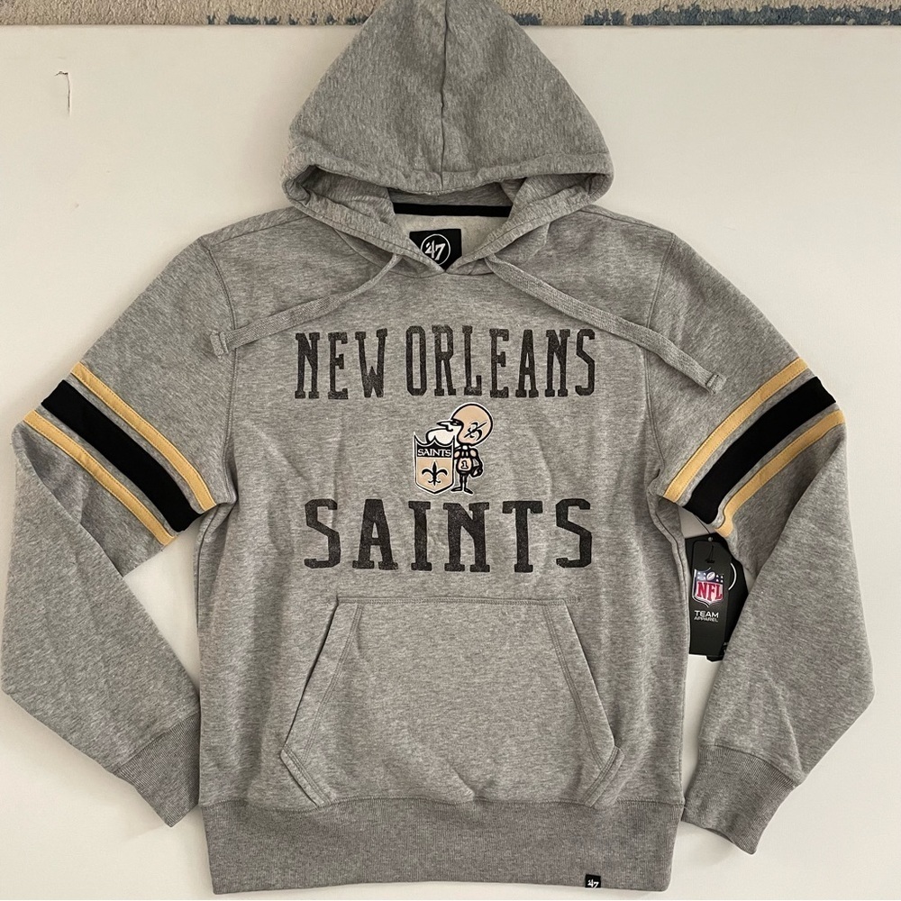 47 Brand New Orleans Saints Pullover Hoodie Size S Men